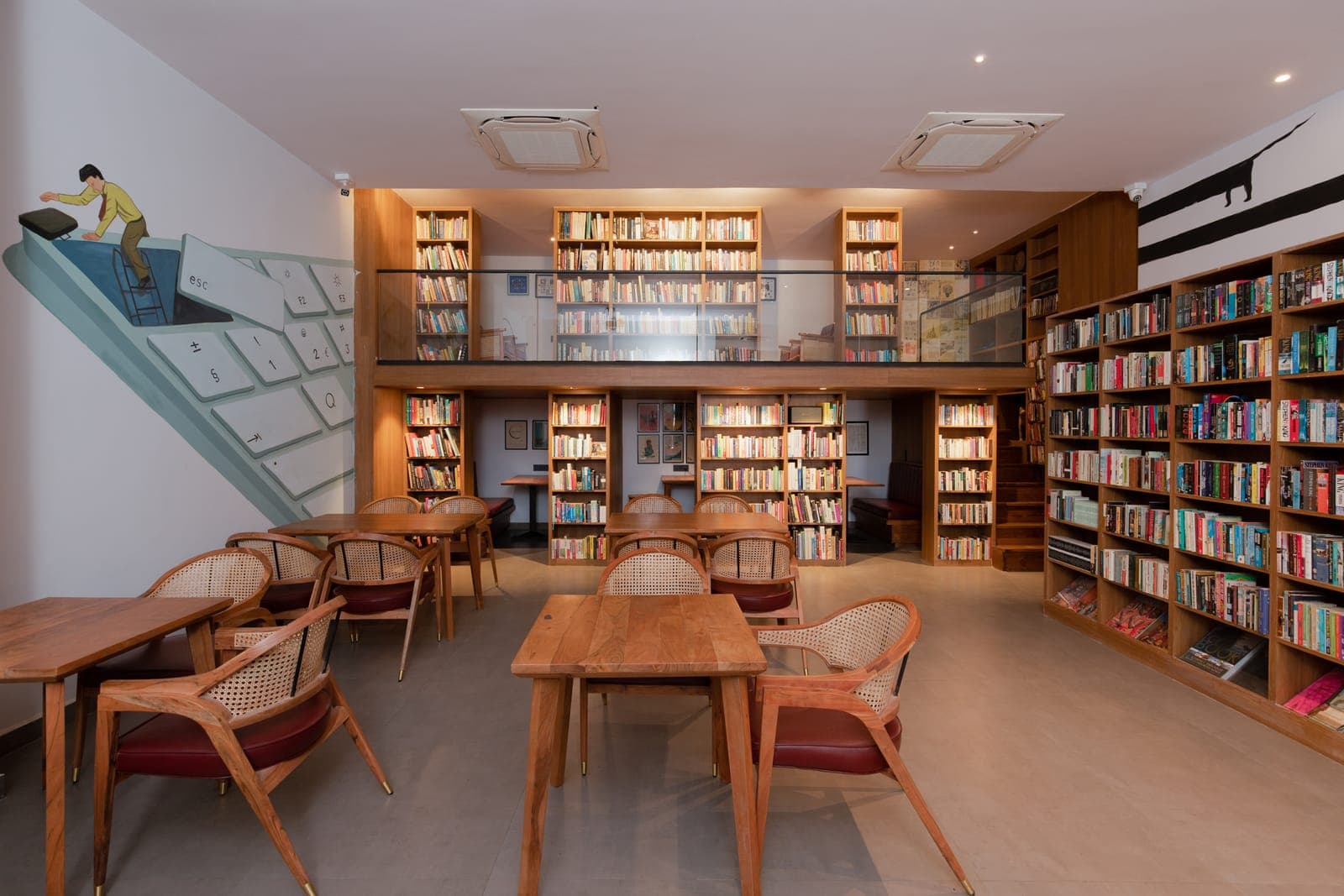 Café Awake breakfast room at Nidra Niwas, Jaipur